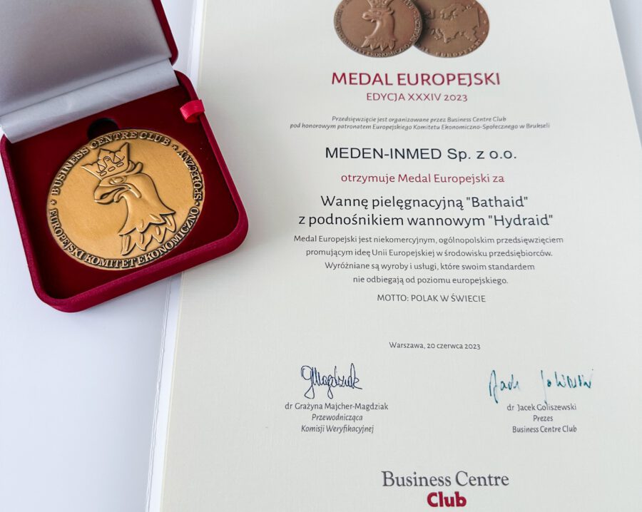 Medal Europejski 2023 dla Meden-Inmed